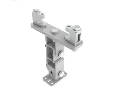 KBD4050S-W Girder Bracket 75mm-155mm Type 50 Plate White