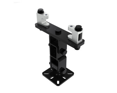 KBD4080S-B Girder Bracket 75mm-155mm Type 80 Plate Black