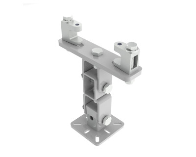 KBD4080S-W Girder Bracket 75mm-155mm Type 80 Plate White