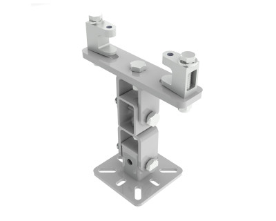 KBD4090S-W Girder Bracket 75mm-155mm Type 90 Plate White