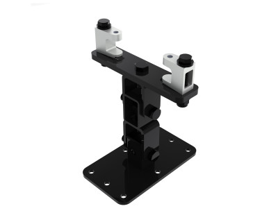 KBD4120S-B Girder Bracket 75mm-155mm Type 120 Plate Black