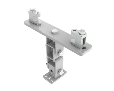 KBD4050M-W Girder Bracket 145mm-235mm Type 50 Plate White