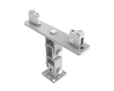 KBD4060M-W Girder Bracket 145mm-235mm Type 60 Plate White