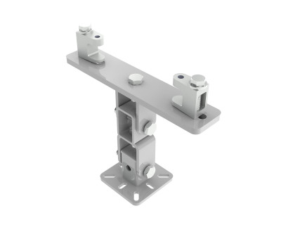 KBD4080M-W Girder Bracket 145mm-235mm Type 80 Plate White