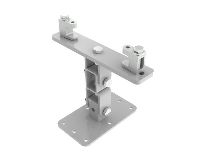 KBD4120M-W Girder Bracket 145mm-235mm Type 120 Plate White