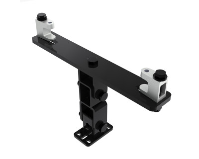 KBD4050L-B Girder Bracket 230mm-320mm Type 50 Plate Black