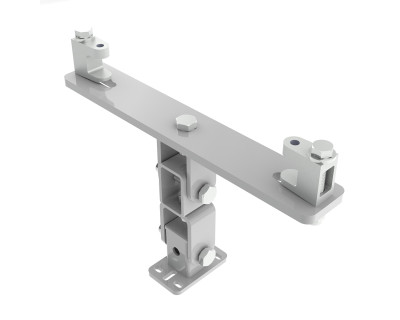 KBD4050L-W Girder Bracket 230mm-320mm Type 50 Plate White