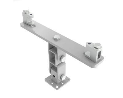 KBD4060L-W Girder Bracket 230mm-320mm Type 60 Plate White