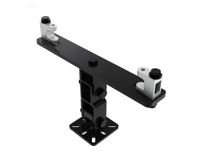 KBD4080L-B Girder Bracket 230mm-320mm Type 80 Plate Black