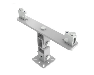 KBD4080L-W Girder Bracket 230mm-320mm Type 80 Plate White