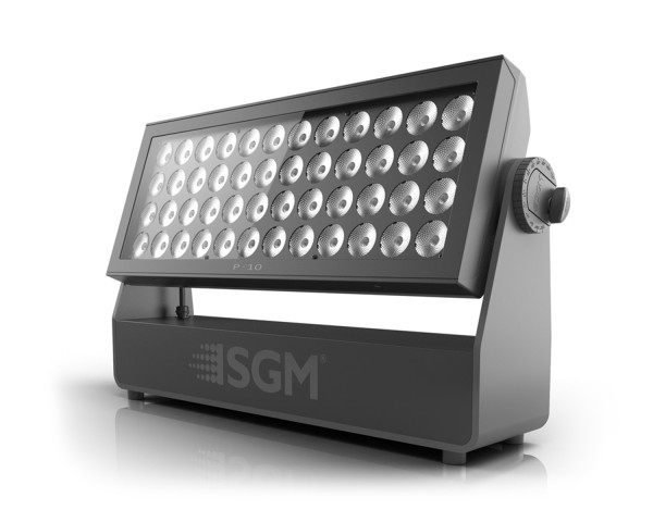 SGM P-10 RGBW LED Panel 48x24W 10° Beam Angle IP65 Black - Main Image