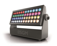 SGM P-10 RGBW LED Panel 48x24W 10° Beam Angle IP65 Black - Image 2
