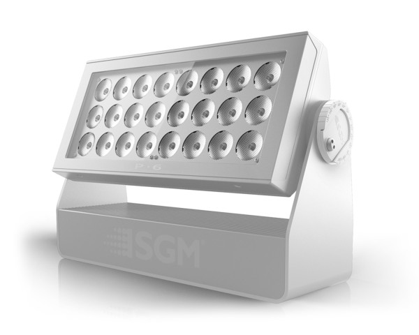 SGM P-6 POI RGBW LED Panel 24x24W 10° Beam Angle IP66 Marine White - Main Image