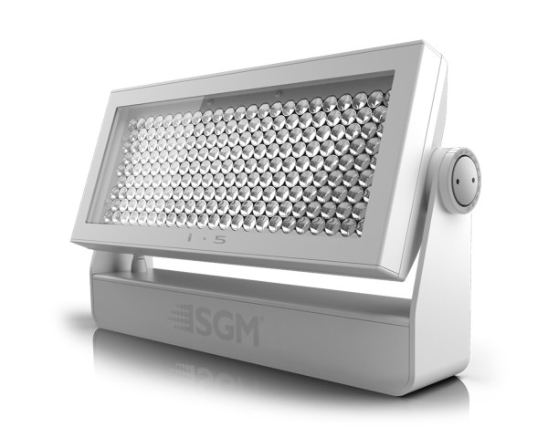 SGM I-5 White POI LED Wash Light 203x2W 8.5° IP66 C5-M Marine White - Main Image