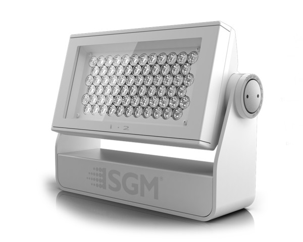 SGM I-2 RGBW POI LED Wash Light 69x3W 8.5° IP66 C5-M Marine White - Main Image