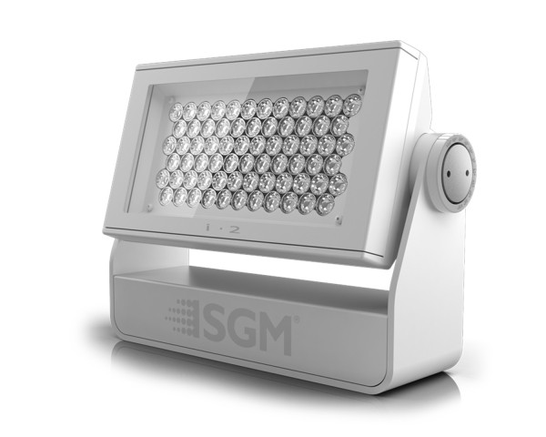 SGM I-2 White POI LED Wash Light 69x3W 8.5° IP66 C5-M Marine White - Main Image