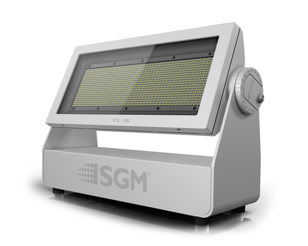 SGM Q-8 POI LED Strobe Light 880 RGB / 880 White LEDs IP66 Marine Wht - Main Image