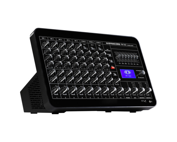 Dynacord PM 502 8Ch Powered Mixer 5 Mic/Line & 3 Stereo-Line Inputs 2x600W - Main Image