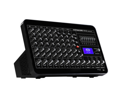 PM 502 8Ch Powered Mixer 5 Mic/Line & 3 Stereo-Line Inputs 2x600W