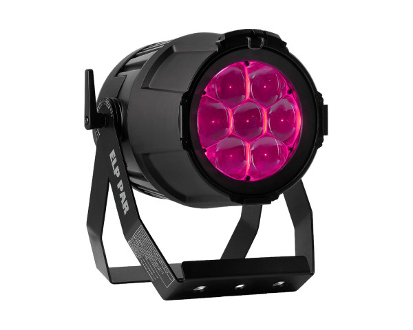 Martin Professional ELP PAR Static 7x40W RGBW LED PAR Fixture 4.2-58° Zoom Blk - Main Image