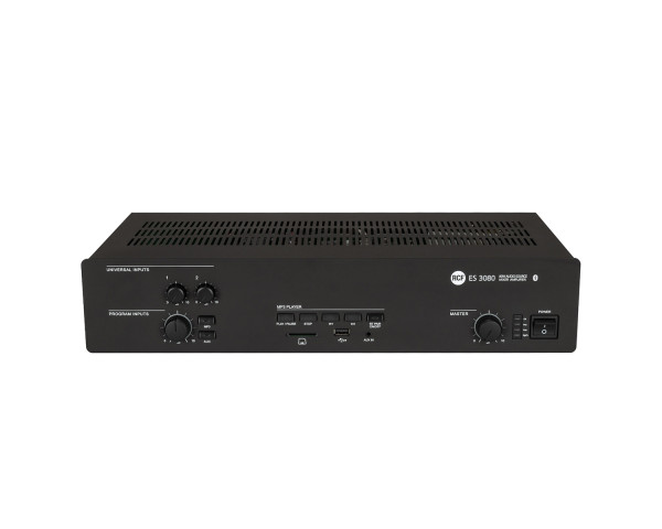 RCF ES3080 80W Mixer Amplifier with MP3 Player/Bluetooth/SD Card - Main Image