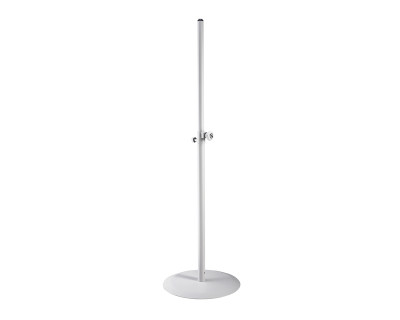 26735 WHITE Round Heavy Base Telescopic Speaker Stand