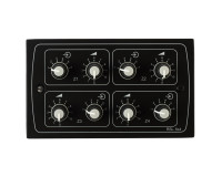 Cloud RSL-6x4B 4-Zone 6-Source / Volume Level Select Wall Plate Black - Image 1