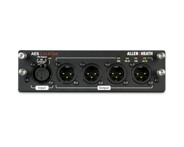 Allen & Heath MDLAES2I8OA AES3 Audio Digital I/O Card 2in / 8out for dLive - Main Image