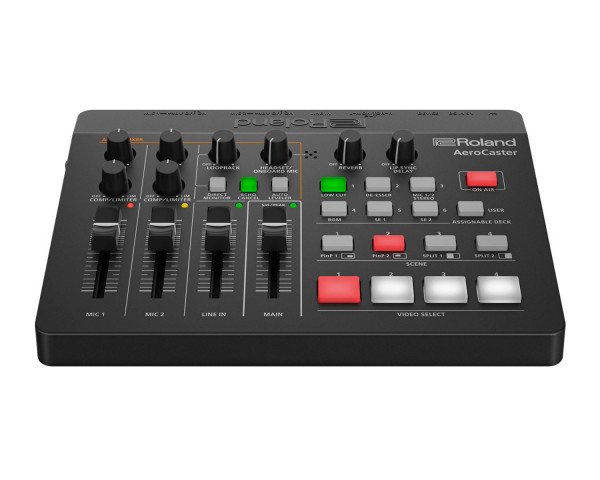 Roland Pro AV VRC-01 AeroCaster AV Streaming Mixer for up to 4 Wireless Devices - Main Image