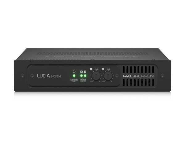 Lab Gruppen LUCIA 240/2M 2-Channel Compact Matrix Amplifier 2x120W +DSP - Main Image