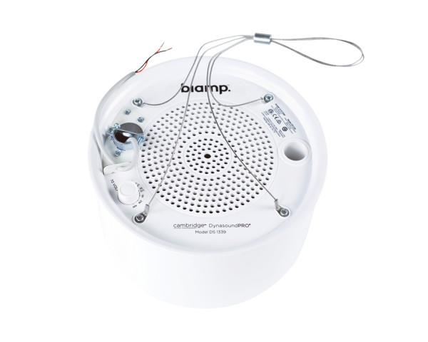 Biamp DS1339W 5.25 Sound Masking Plenum Loudspeaker 70V White - Main Image