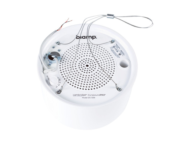 Biamp DS1339W 5.25 Sound Masking Plenum Loudspeaker 70V White - Main Image