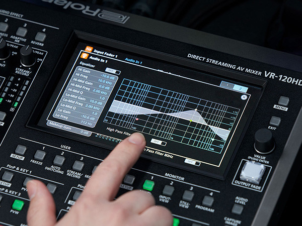 Roland Pro AV VR-120HD Touchscreen