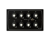 Cloud RL-1x8B 8-Zone Remote Volume Control Plate with Mute All Black - Image 1