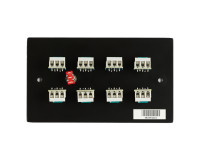 Cloud RL-1x8B 8-Zone Remote Volume Control Plate with Mute All Black - Image 2
