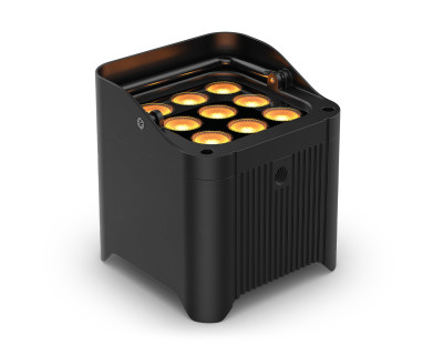 Freedom Par Q9 Battery Uplighter 9x6W RGBA LEDs Black