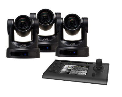 3x KY-PZ200BE HD PTZ Camera + 1x RM-LP100E Controller Bundle