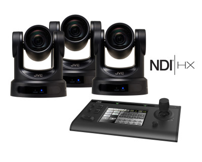 3x KY-PZ200NBE HD PTZ Camera + 1x RM-LP100E Controller Bundle