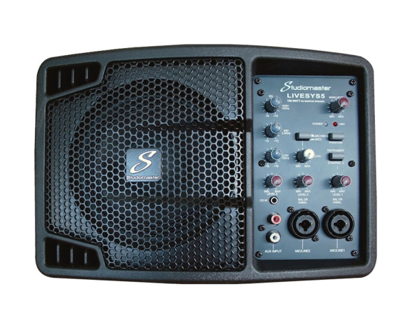 Studiomaster LIVESYS5S Personal Portable Speaker with Mixer and Bluetooth 150W - Main Image