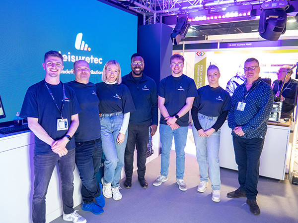 Team Leisuretec at PLASA Focus Leeds 2023