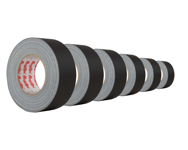 Le Mark MagTape MATT 500 Gaffer Tape 50mm x 50m BLACK *6 PACK* - Main Image