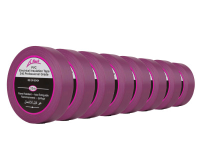 PVC Electrical Insulation Tape 19mm x 33m VIOLET *8 PACK*