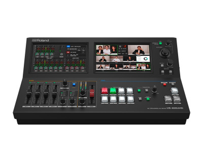 VR-400UHD 4K Streaming AV Mixer with Dual 7" Touchscreens