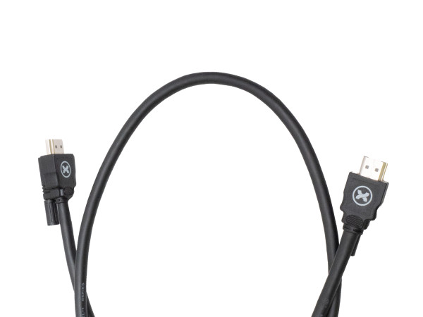 Theatrixx HDMI 2.0 4K (locking) to HDMI (locking) Premium Cable 1m - Main Image