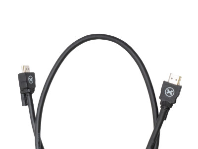 HDMI 2.0 4K (locking) to HDMI (locking) Premium Cable 1m