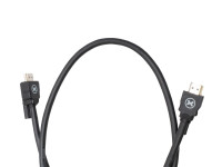 Theatrixx HDMI 2.0 4K (locking) to HDMI (locking) Premium Cable 1m - Image 1