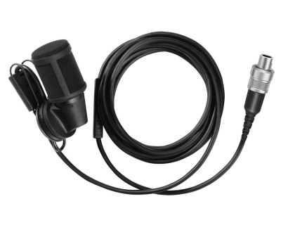 MKE 40-4 Clip-on Cardioid Lavalier Mic 3-Pin SE Plug Black