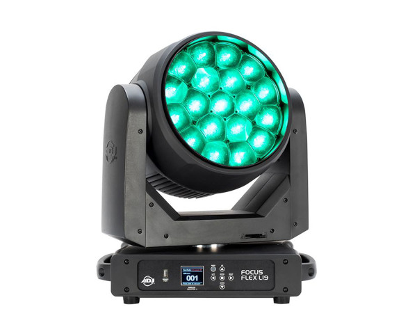 ADJ Focus Flex L19 19x40W RGBL LED Moving Head 4.3-29° Zoom - Main Image