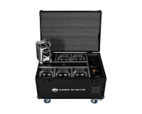 ADJ Element H6 Pak LED Uplighter 6 in Charging Flightcase IP54 Chrome - Image 2