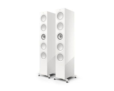 R11 Meta 4x6.5" + 5" 3-Way Floor Standing HiFi Speaker White PAIR